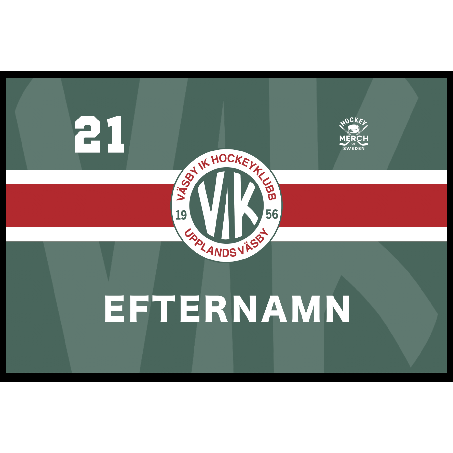 Väsby IK skridskomatta 60 x 40 cm