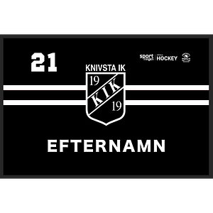 Knivsta IK skridskomatta 60 x 40 cm
