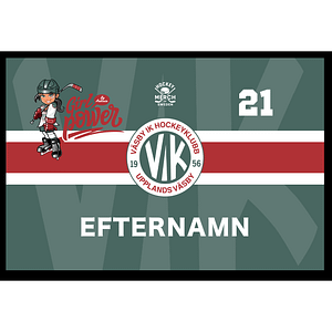 Väsby IK Girl Power skridskomatta 60 x 40 cm